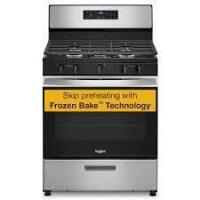 Whirlpool - 5.1 Cu. Ft. Freestanding Gas Range with Edge to Edge Cooktop - Stainless Steel New In Box $1499