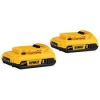 DEWALT 20V MAX Compact Lithium-Ion 2.0Ah Battery Pack (2 Pack) DCB203-2 $299