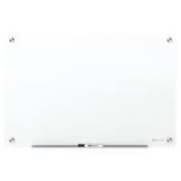 Quartet Magnetic Glass Dry Erase White Board, 96" x 48" Whiteboard, Frameless, Brilliance White High Contrast White Glass (G29648W) New In Box $699