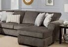 Lane Home Furnishings NT1657 Sofa Chaise and Storage Ottoman 2 Piece Set in Harlow Ash Fabric Brand New $1899