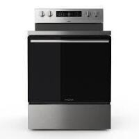 Mora 30-in Smooth Surface 5 Elements 5.8-cu ft Steam-Cleaning Air Fry Convection Oven Freestanding Electric Rang $899