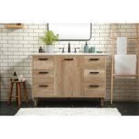 Wade Logan Gallatin 48'' Single Bathroom Vanity with Engineered Marble Top New in Box $1299