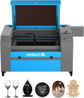 OMTech 80W CO2 Laser Engraver | 20"x28" Work Area | Air Assist & 4-Way Pass-Through | Water Pump | Cuts & Etches Wood, Glass, Acrylic | High-Power, Safe, Efficient Commercial Laser Cutter New Shelf Pull $2999