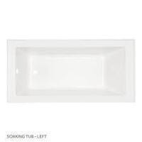 Signature Hardware 60" x 32" Sitka Acrylic Alcove Soaking Tub $999