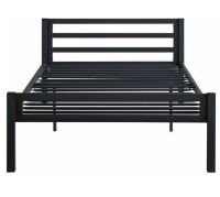 Mainstays Premium Metal Twin Bed, Black New In Box $199