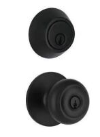 Defiant Hartford Matte Black Single Cylinder Combo Pack New In Box $79