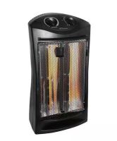 Living Zone 1500-Watt Black Electric Tower Quartz Infrared Space Heater with Thermostat New In Box $199