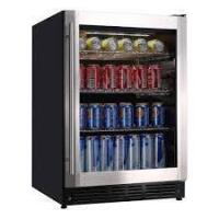 Vissani 23.4 in. 50 Bottle, 154 Can, Wine and Beverage Cooler with Stainless Steel Door On Working $599