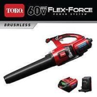 Toro Flex Force 60-Volt Max Brushless and Cordless Leaf Blower with 2.5-Ah Battery and Charger 51821 New in Box $599