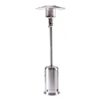 Legacy Heating 47,000 BTU Hammered Stainless Steel Propane Outdoor Flame Patio Heater $299