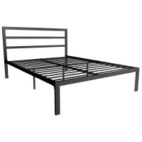 Signature Sleep Premium Full Metal Slat Bed in Black, New in Box $299