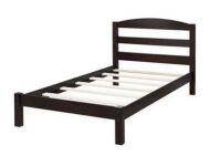 Dorel Braylon Kids Bed with Headboard and Footboard, Espresso, Brown New In Box $299