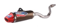 JFG RACING Dirt Bike Slip On Exhaust,Motorcycle Muffler Pipe Full Kit for CRF150F CRF230F 2003-2017/TAO TAO TBR7/HAWK 250-Red New In Box $199