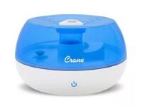 Crane 0.2 Gal. Personal Ultrasonic Cool Mist Tabletop Humidifier for Small Rooms up to 160 sq. ft. New In Box $79