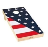 Cornhole Board Decal 2'x4' USA Flag Set New $69