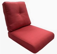 Gymojoy 22 in. x 24 in. 2-Piece CushionGuard Deep Seating Outdoor Lounge Chair Replacement Cushion New In Box $219