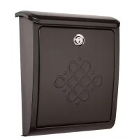 Architectural Mailboxes Bordeaux Rubbed Bronze, Medium, Steel, Locking, Wall Mount Mailbox New Shelf Pull $79