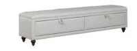 Lane Home Furnishings Queen Sheridan Storage Bench in Gray New in Box $699