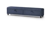 Lane Home Furnishings King Sheridan Storage Bench in Navy New in Box $699