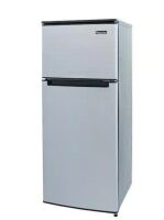 Magic Chef 4.5 cu. ft. Two Door Refrigerator with True Freezer in Stainless Look New In Box $399