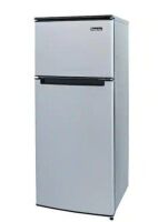 Magic Chef 4.5 cu. ft. Two Door Refrigerator with True Freezer in Stainless Look New In Box $399