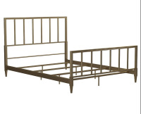 DHP Gold Queen Metal Bed Frame, New in Box $499.99