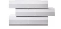 Mcinerney 6-Drawer Dresser in White, New $1499.99