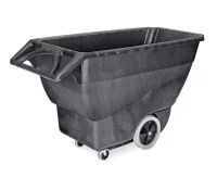 Rubbermaid FG461200BLA Black 12 Cu. Ft. Bulk Cube Truck (400 lb.) $699