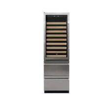 Vinotemp 23.8 in. W 100 Wine Bottle and 100 Can Beverage Cooler, Left Hinge New $3699