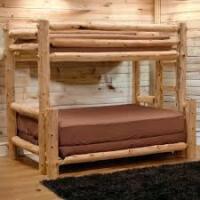 Montanna Woodworks Companion Twin over Twin Log Bunkbed New $3199