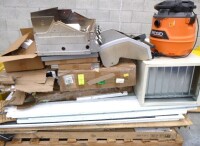 Pallet of Furniture, Doors, Filing Cabinets and Misc