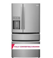 Frigidaire Gallery GRMS2773AF01 - 36 in. 26.3 cu. ft. 4 Door French Door Standard Depth Refrigerator in Stainless Steel New $3399