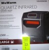 WeWarm Electric 6 Element Infrared Space Heater Black Plastic New In Box $199 - 2