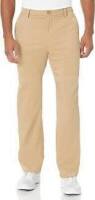 Amazon Essentials Mens Straight Fit Stretch Golf Pant in Khaki Brown New With Tags Size 31 x 30