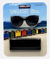 Kirkland Signature Polarized Anti-Reflective Lenses Sunglasses with Case New In Box $79