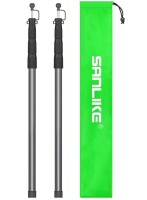 SANLIKE Tent Poles for Tarp, 98 in Tarp Poles Set of 2, Tent Poles Replacement, Telescoping Pole, Canopy Poles, Camping Poles for Rooftop Tents, Trekking Pole Tent for Rain Fly, Camper, Awning – Gray New Shelf Pull $89