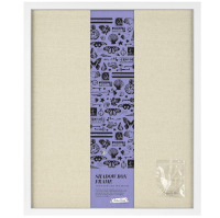 MCS Linen Lined Shadow Box Frame, 16x20 in., White New In Box $79