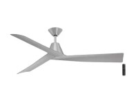 Home Decorators Collection Easton 60 in. Indoor/Outdoor Brushed Nickel with Silver Blades Ceiling Fan with Remote Included New In Box $299