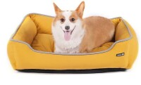 Cabbay Pet Bed with Machine Washable Removable Cover, Soft Pet Mat for Pet Cage, Square Durable Breathable Pet Bed with Anti-Slip Bottom (Large 28.9"L x 22.6"W x 7.3"Th, Yellow) New $89