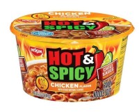 Nissin Foods Hot & Spicy Chicken Bowl Noodles 3.32oz