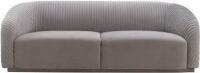 TOV Pleated Gray Sofa New $1599