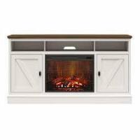 Ameriwood Home Ashton Lane Electric Fireplace TV Stand for TVs up to 65 New in Box $699