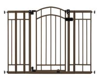 Summer Infant Multi-Use Decorative Extra Tall Safety Baby Gate, 28.5-48 Wide, 36 Tall, Pressure or Hardware Mounted, Install on Wall or Banister in Doorway or Stairway, Auto Close Door Bronze / Beige Assorted $199