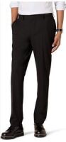 Amazon Essentials Men's Expandable Waist Classic-Fit Flat-Front Dress Pants, Black, New with Tags Assorted Sizes