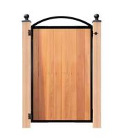 Nuvo Iron Black Galvenized Steel 8-Board Gate Frame for 47 in. W Opening with Removable Arch $309