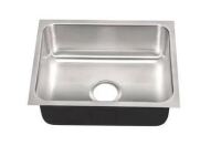 Just Manufacturing Stylist Undermount ADA 20 x 16 in. No Hole Stainless Steel Single Bowl Undermount Kitchen Sink in No. 4 New In Box $299