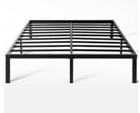 NOAH MEGATRON California King Size Platform Bed Frame 14 Inch Heavy Duty Metal Steel Slat Solid Mattress Foundation, Underneath Storage, No Box Spring Needed, Noise Free, Easy Assembly $209