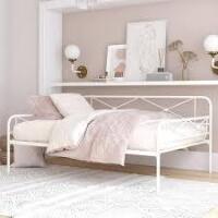 REALROOMS RealRooms Allysa Metal Daybed, Full, White DA4056129 New in Box $399