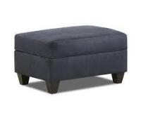 Lane Home Furnishings Storage Ottoman in PACIFIC NAVY 20967 New $499