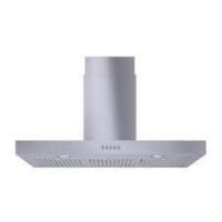 Vissani Lora 36 in. 350CFM Convertible T-Shape Wall Mount Range Hood in Stainless Steel with Charcoal Filters and LED Lighting New in Box $699